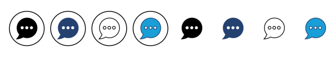 Chat icon vector. speech bubble icon. comment icon vector. message. contact us