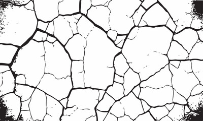 The Cracks Grunge Urban Background.Texture Vector.Dust Overlay Distress Grain ,Simply Place illustration over any Object to Create grungy Effect .abstract,splattered , dirty,poster for your design.