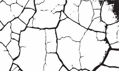 The Cracks Grunge Urban Background.Texture Vector.Dust Overlay Distress Grain ,Simply Place illustration over any Object to Create grungy Effect .abstract,splattered , dirty,poster for your design.