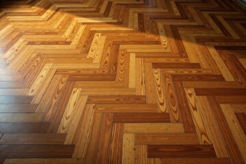Warm brown wood parquet, classic floor detail, pattern, floor, natural