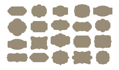 Vintage tags with feature elegant cut patterns stencil templates for crafts gift wrapping scrapbooking home decor event planners 