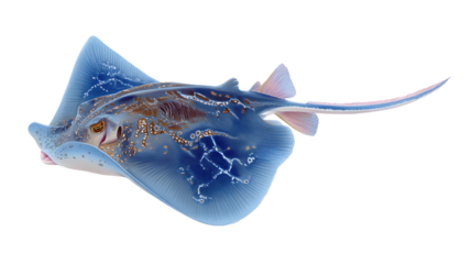 a beautiful ray fish