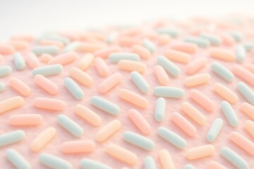 Delicate Gut Microbiota in Infant Intestine - 3D Medical Illustration