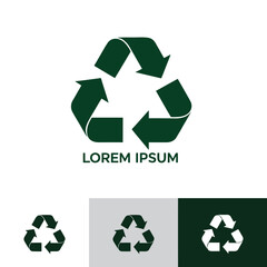 recycling symbol set