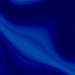 Mélange de courbes lisses colorées aux tons bleus