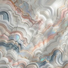 Iridescent Marble Abstract Wallpaper