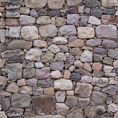 Ancient Medieval Stone Wall Texture – Weathered and Timeless - Seamless - Tiled texture