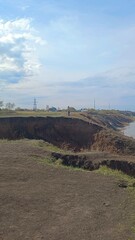 the Ishim River in the city of Petropavlovsk, North Kazakhstan region