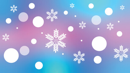 Blue Purple Floral Abstract Background