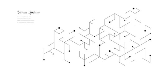 幾何学 抽象 六角形 回路 科学 テクノロジー 背景
