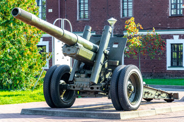 Military army soviet battle war cannon cannons Brest Fortress Belarus.