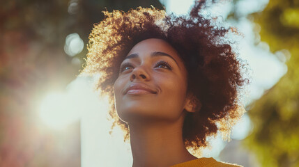 portraits of diverse individuals expressing range of emotions while engaged in activities related to self-discovery.