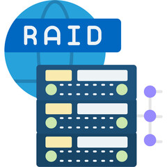 Fototapeta premium RAID Array Icon