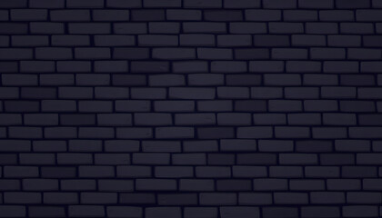 black brick wall, dark background for design. with white shades