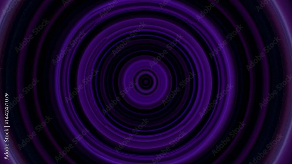 Poster circular purple pattern with radiating lines