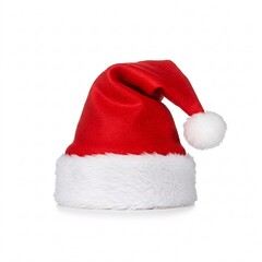 Santa Claus hat isolated on a white background