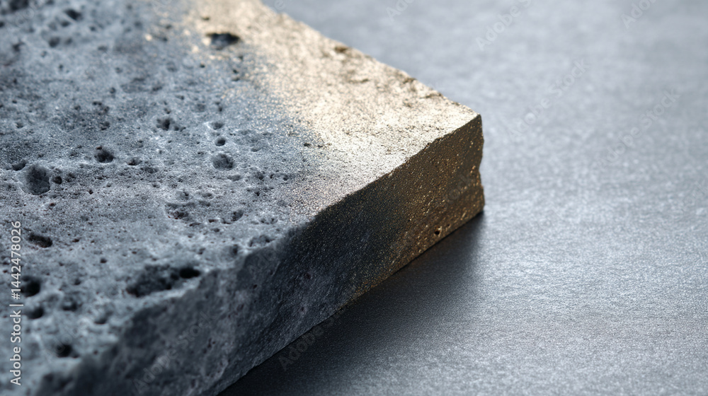 Aufkleber textured metallic mineral surface with contrasting colors and rough texture