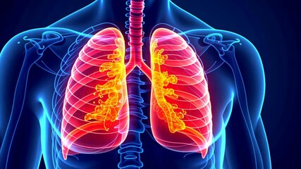 Chest pain, Heart attack, Lung disease. Health crisis. Arteries narrow causing severe distress. Pulmonary function decreases air intake. Heart health linked to overall wellness.