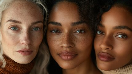 showcasing secrets of youth and beauty through skincare routines for different ages.