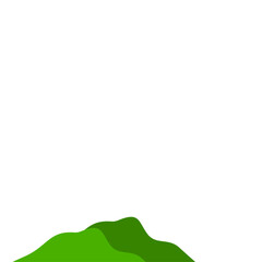 vector green mountains