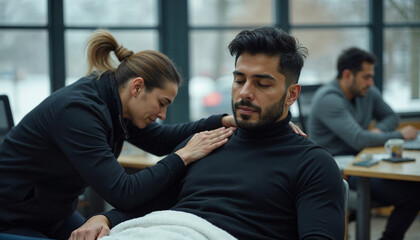 business people talking on the phone