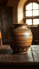 old ceramic pot