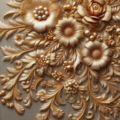 Features raised three dimensional elements created