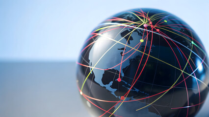 Globalization Trade Economic Growth Globalization and trade connect world promoting economic growth through global network