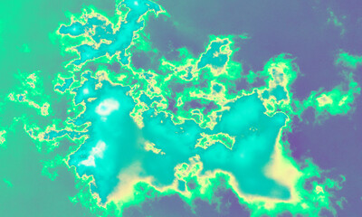 coral reef in blue water