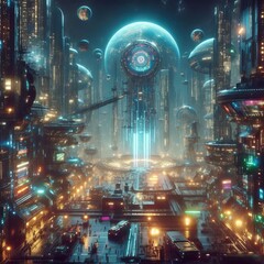 Cyberpunk Alien alien cyberpunk futuri