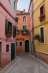 Obraz premium Colorful window Burano island