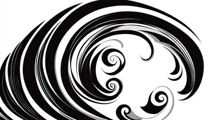 Fototapeta premium Abstract swirling design