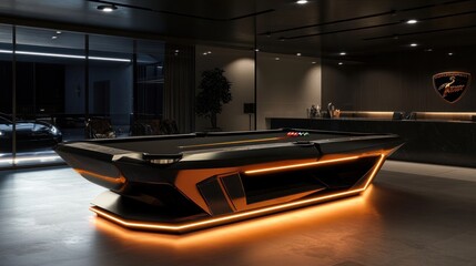 Luxury Billiard Room with Modern Design
