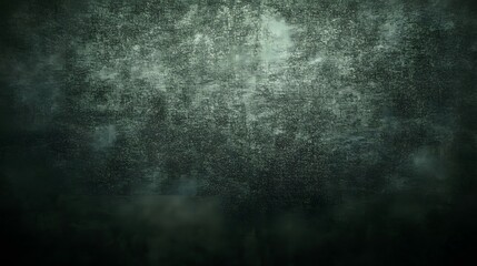 Naklejka premium Dark Green Textured Background, Grunge Abstract Wallpaper, Vintage Style, Distressed Surface