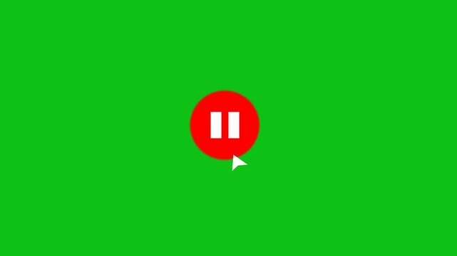 video play on off button icon concept. play button sign. media play icon. play icon hd video. video scroll animation. play start symbol.