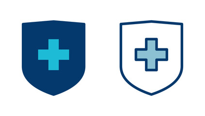 Health insurance icon vector isolated on white background. Insurance health document icon