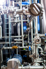 Industrial zone, Steel pipelines and equipment