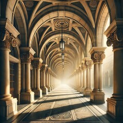 Fototapeta premium Arcaded Walkways through the arches