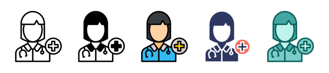 Doctor multiple icon