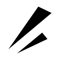 Comic Attention Icon, Icons that express awareness, discovery, attention, and emphasis, Simple Icon Vector Design, best used for presentation, application, web and banner