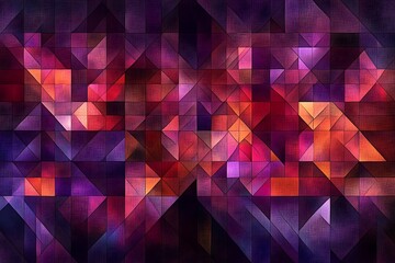 Abstract geometric design with vibrant color transitions.
