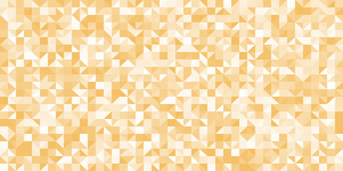 triangular shapes seamless pattern background. White and yellow shape. Vector illustration.