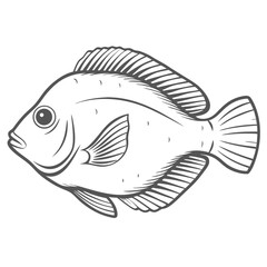 Tomi Tang Outline Vector Illustration