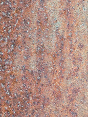 Close-up of a heavily rusted metal surface.