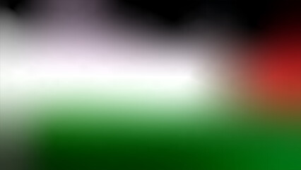 Jordanian flag abstraction with soft color transitions for national identity
