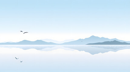 sky, sunset, sea, bird, landscape, clouds, nature, water, mountain, birds, sunrise, flying, seagull, ocean, fly, sun, cloud, flight, river, summer, lake, travel, beach, evening, calm