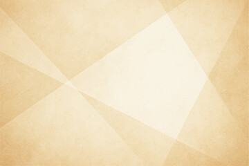 Brown mustard orange gold golden yellow beige white abstract background. Geometric shape. Line stripe corner triangle. Color gradient. Noise grain. Premium. Design.