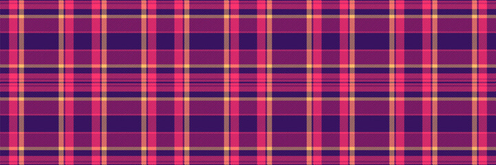 Vibrant pink and purple plaid pattern.  Perfect for textile designs, website backgrounds, or fashion projects.