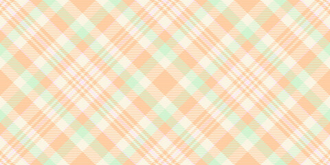 Pastel peach and mint green diagonal plaid pattern.  Perfect for textile design, wallpaper, scrapbooking, or website backgrounds.  Subtle, stylish, and evokes feelings of spring and serenity.