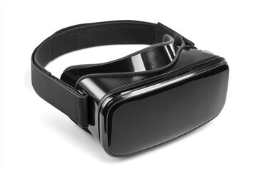 PNG image of a black VR glasses mockup set against a transparent background